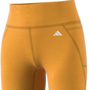 adidas Women's Optime Stash Pocket High-Waisted 7/8 Leggings, XS, Yellow